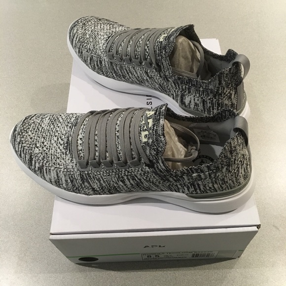 APL TechLoom Breeze Sneaker Heather Grey/White NIB - Picture 4 of 6